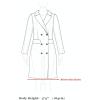 imageAllegra K Womens Winter Coat Elegant Notched Lapel Double Breasted Trench CoatGrey