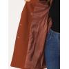 imageAllegra K Womens Winter Coat Elegant Notched Lapel Double Breasted Trench CoatReddish Brown