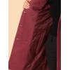 imageAllegra K Womens Winter Coat Elegant Notched Lapel Double Breasted Trench CoatWatermelon Red