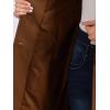imageAllegra K Womens Winter Outerwear Overcoat Peter Pan Collar Midthigh Aline Single Breasted Pea CoatDark Brown