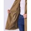 imageAllegra K Womens Winter Overcoat MidLong Stand Collar Single Breasted Coat OuterwearCamel