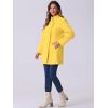 imageAllegra K Womens Winter Overcoat MidLong Stand Collar Single Breasted Coat OuterwearYellow
