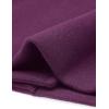 imageAllegra K Womens Work Office Winter Overcoat Single Breasted Point Collar Pea CoatDark Purple