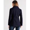 imageAllegra K Womens Work Office Winter Overcoat Single Breasted Point Collar Pea CoatNavy Blue
