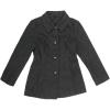 imageAllegra K Womens Work Office Winter Overcoat Single Breasted Point Collar Pea CoatDark Gray