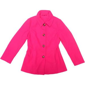 imageAllegra K Womens Work Office Winter Overcoat Single Breasted Point Collar Pea CoatHot Pink