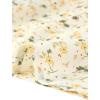imageAllegra K Ditsy Floral Blouse for Womens Lace Trim V Neck Chiffon Elegant TopCream