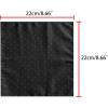 imageAllegra K Mens Pocket Squares Classic Satin Polka Dots Solid Color Handkerchiefs for Wedding BusinessBlack