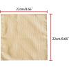 imageAllegra K Mens Pocket Squares Classic Satin Polka Dots Solid Color Handkerchiefs for Wedding BusinessChampagne