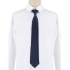 imageAllegra K Mens PreTied Zipper Tie Solid Color Formal Casual Adjustable 8cm Wide TieDark Blue Long