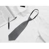 imageAllegra K Mens PreTied Zipper Tie Solid Color Formal Casual Adjustable 8cm Wide TieGray