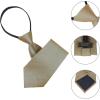 imageAllegra K Mens PreTied Zipper Tie Solid Color Formal Casual Adjustable 8cm Wide TieLight Brown