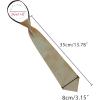 imageAllegra K Mens PreTied Zipper Tie Solid Color Formal Casual Adjustable 8cm Wide TieLight Brown