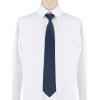 imageAllegra K Mens PreTied Zipper Tie Solid Color Formal Casual Adjustable 8cm Wide TieNavy Blue Long