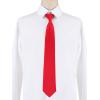 imageAllegra K Mens PreTied Zipper Tie Solid Color Formal Casual Adjustable 8cm Wide TieRed Long