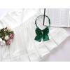 imageAllegra K PreTied Bowknot Bow Tie for Women Adjustable Bowtie Solid ColorDeep Green