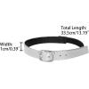 imageAllegra K Womens Elastic Detachable Buckle Shoe Ankle Straps Belt Band for HeelsSilver