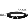imageAllegra K Womens Elastic Detachable Buckle Shoe Ankle Straps Belt Band for HeelsSuede Black