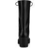 imageAllegra K Womens Lace Up Platform Chunky Heel Mid Calf Combat Boots Halloween BootsBlack
