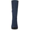 imageAllegra K Womens Mid Calf Block Heel BootsNavy Blue