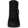 imageAllegra K Womens Platform Ankle Booties Round Toe Wedge Heel BootsBlack