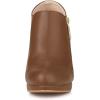 imageAllegra K Womens Platform Round Toe Chunky Heelss Ankle BootiesBrown
