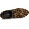 imageAllegra K Womens Platform Round Toe Chunky Heelss Ankle BootiesLeopard