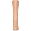 imageAllegra K Womens Round Toe Zip Block Heels Knee High BootsNude