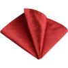 imageAllegra K Mens Pocket Squares Classic Satin Polka Dots Solid Color Handkerchiefs for Wedding BusinessRed