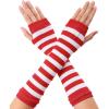 Red White Wide Stripes