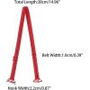 imageuxcell 2 Pair 1012151820mm Width Stretchable Shoulder Bra Straps Adjustable Elastic Straps for WomenRedpure