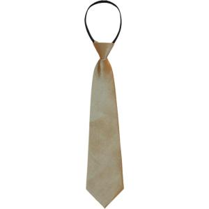 imageAllegra K Mens PreTied Zipper Tie Solid Color Formal Casual Adjustable 8cm Wide TieLight Brown
