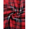 imageAllegra K Plaid Dress for Women Ruffled Sleeveless Vintage Tie Waist ALine Pinafore Overall DressesRed