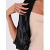 imageAllegra K Sequin Jacket for Womens Sparkly Party 34 Sleeve Open Front Crop Bolero Shrug CardiganBlack
