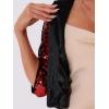 imageAllegra K Sequin Jacket for Womens Sparkly Party 34 Sleeve Open Front Crop Bolero Shrug CardiganRed
