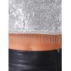 imageAllegra K Sequin Tops for Womens Glitter Short Sleeve Cropped Round Neck Tassel Cocktail Party Sparkly TopSilver