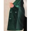 imageAllegra K Velvet Blazers for Womens Notched Lapel Long Sleeve Double Breasted Blazer JacketDark Green
