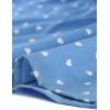imageAllegra K Womens 1950s Vintage Long Sleeve Printed Button Down TopsLight Blue Heart