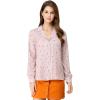 imageAllegra K Womens 1950s Vintage Long Sleeve Printed Button Down TopsPink Heart