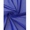 imageAllegra K Womens 34 Sleeve Sheer Mesh Shrug Open Front Cropped Bolero CardiganRoyal Blue