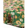 imageAllegra K Womens Button Up Short Sleeve ALine Chiffon Vintage Floral Shirt DressGreen