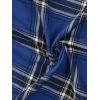 imageAllegra K Womens Cotton Classic Button Down Western Plaid ShirtBlue