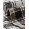 imageAllegra K Womens Cotton Classic Button Down Western Plaid ShirtBrown Beige