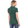 imageAllegra K Womens Cotton Classic Button Down Western Plaid ShirtGreen