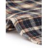 imageAllegra K Womens Cotton Classic Button Down Western Plaid ShirtWhite Dark Blue
