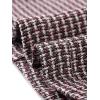 imageAllegra K Womens Elegant Vintage Button Front V Neck Plaid Tweed Overalls Pinafore DressRed
