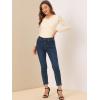 imageAllegra K Womens Floral Embroidery Sheer Long Sleeves Lace Blouse TopBeige