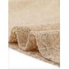 imageAllegra K Womens Floral Embroidery Sheer Long Sleeves Lace Blouse TopCamel