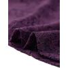 imageAllegra K Womens Floral Embroidery Sheer Long Sleeves Lace Blouse TopPurple