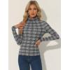 imageAllegra K Womens Long Sleeve Turtleneck Tops Stretch Slim Christmas Xmas Party ShirtBlacks